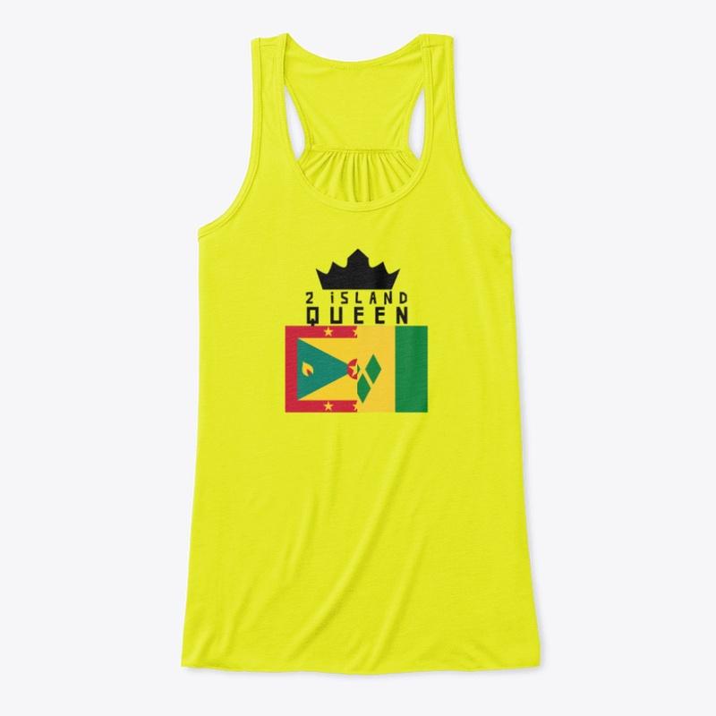 2 Island Queen  Grenada Vincy T Shirt