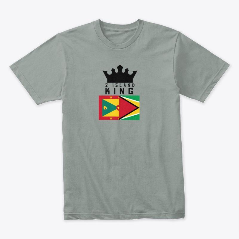 2 Island King Grenada Guyana Tee