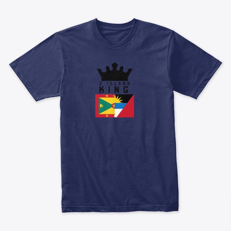 2 Island King Grenada Antigua T Shirt