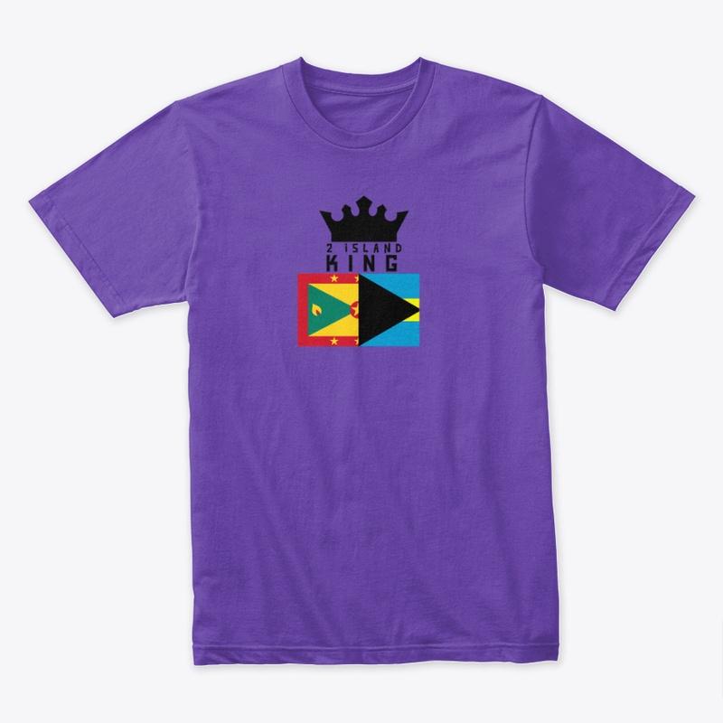 2 Island King Grenada Bahamas T-Shirt